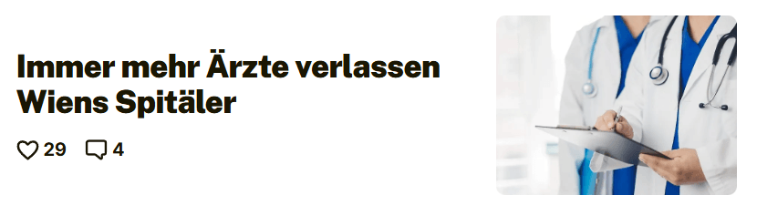 Situation with medical personal in Austria - news